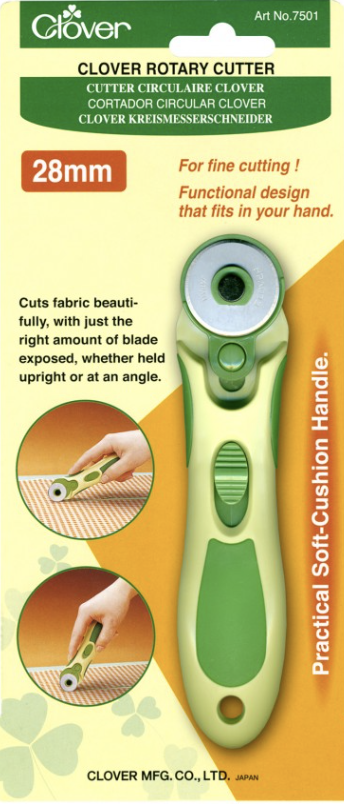 Clover 28mm Rotary Cutter Blades 5-Pack - Replacement Blades For Quilting And Fabric Cutting