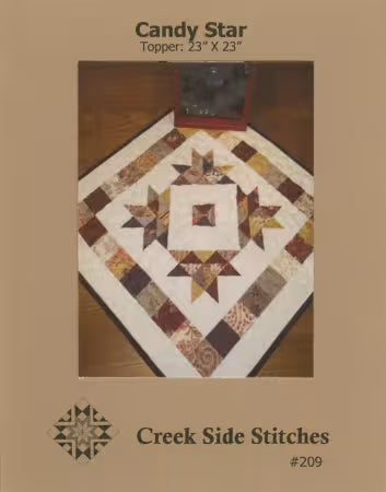 CANDY STAR PATTERN – Quilter's Corner SD